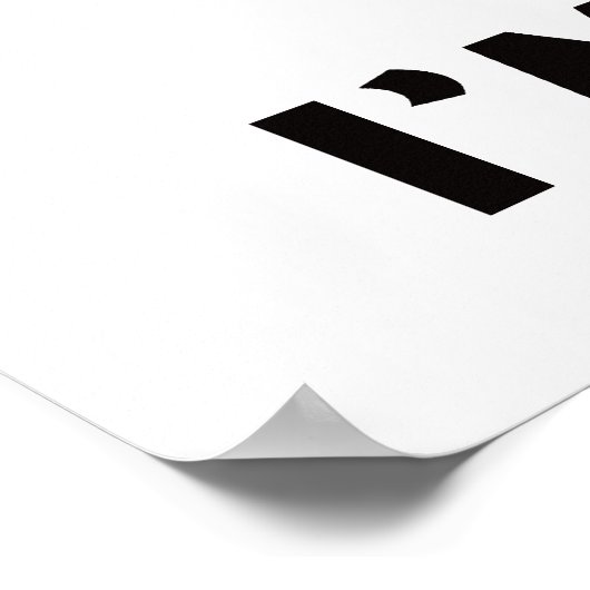 Ik ben de DJ Rockin de Platenspelers Poster (Hoek)