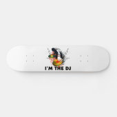Ik ben de DJ Rockin de Platenspelers Skateboard (Horizontaal)