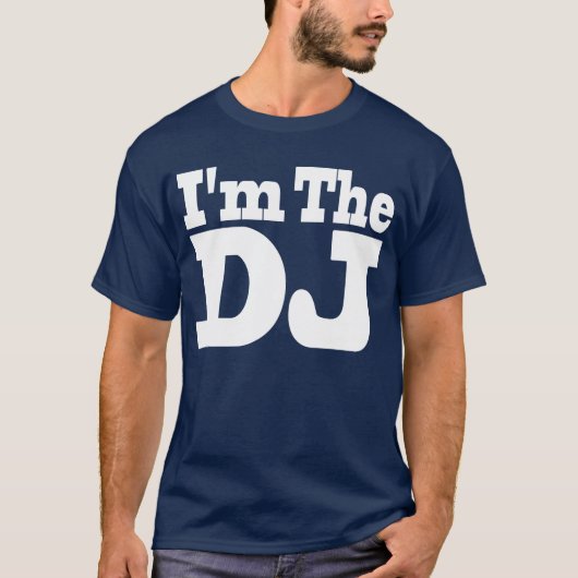 Ik ben de DJ T Shirt Dark (Voorkant)