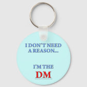 Ik ben de DM Sleutelhanger (Voorkant)