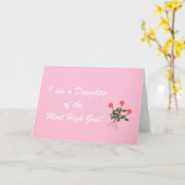 Ik ben de dochter van de Allerhoogste God! Kaart (Gele Bloem)