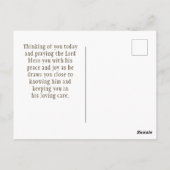 Ik ben de dochter van een Christelijk Koninklijk G Briefkaart (Achterkant)