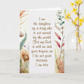 Ik ben de dochter van een Christelijk Koninklijk G Kaart (Gele Bloem)