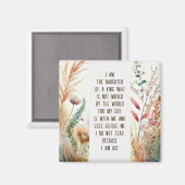 Ik ben de dochter van een Christelijk Koninklijk G Magneet (Voorkant / Achterkant)