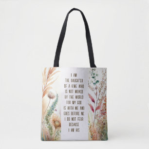 Ik ben de dochter van een Christelijk Koninklijk G Tote Bag