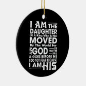 Ik ben de dochter van een koning keramisch ornament (Rechts)