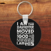 Ik ben de dochter van een koning sleutelhanger (Voorkant)