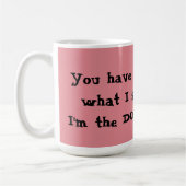 Ik ben de Doctor Koffiemok (Links)