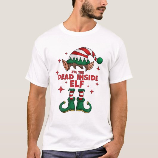 Ik ben de dode in Elf - Matching Family Christma T-shirt (Voorkant)