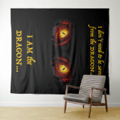 Ik ben de draak wandkleed (In Situ (horizontaal))