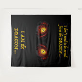 Ik ben de draak wandkleed (Voorkant (horizontaal))