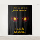 Ik ben de draak wandkleed (Voorkant)