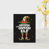 Ik Ben De Drama Queen Elf Familie Matching Groep C Kaart (Gele Bloem)