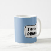 Ik ben de DRAMA-spreekwolk Koffiemok (Voorkant rechts)