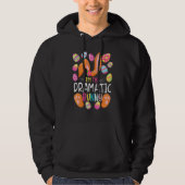 Ik ben de dramatische bunny Cute Eggs Rabit Easter Hoodie (Voorkant)