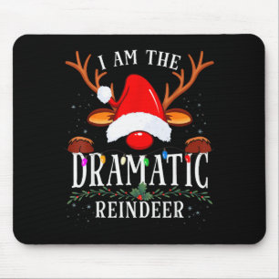 Ik Ben De Dramatische Rendier Kerst Familie  Muismat