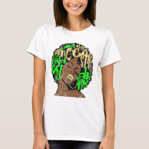 Ik ben de dromen van mijn voorouders Afro Zwarte K T-shirt