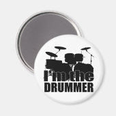 Ik ben de Drummer Magneet (Voorkant / Achterkant)