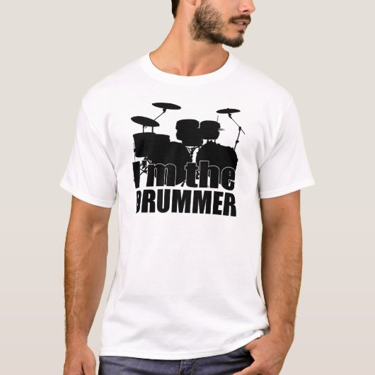 Ik ben de Drummer T-shirt (Voorkant)