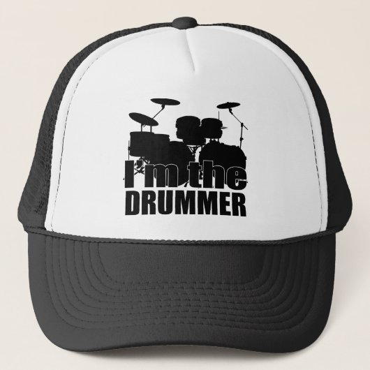 Ik ben de Drummer Trucker Pet (Voorkant)