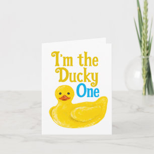 Ik ben de Ducky One Birthday Kaart