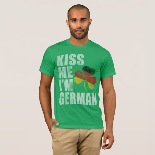 Ik ben de Duitse St. Patrick's Day T-shirt (Voorkant volledig)
