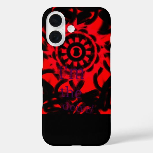 Ik ben de duivel Case-Mate iPhone case (Achterkant)
