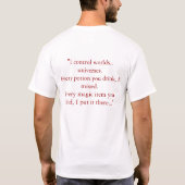 Ik ben de Dungeon Master T-shirt (Achterkant)