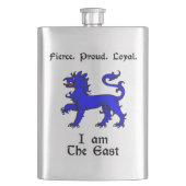 Ik ben de East Flask Heupfles (Voorkant)