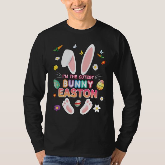 Ik ben de Easton Bunny Easter Day Egg Hunt Leraar T-shirt (Voorkant)