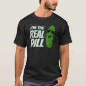 Ik ben de echte dill grappige pickle Lover T-shirt (Voorkant)