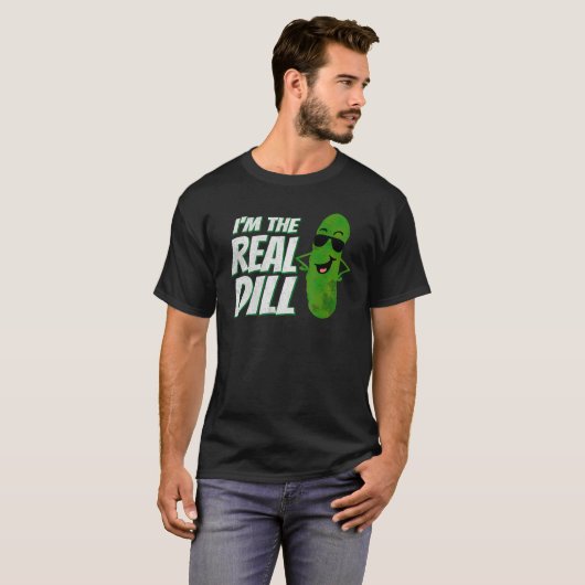 Ik ben de echte dill grappige pickle Lover T-shirt (Voorkant volledig)