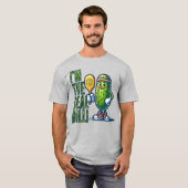IK BEN DE ECHTE DILL PICKLEBALL GRAPPIGE SPORTIEVE T-SHIRT (Voorkant volledig)