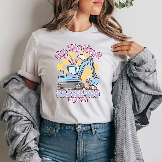 Ik ben de echte Easter Egg Explorer Tri-Blend Shirt