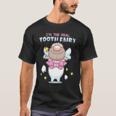 Ik ben de echte grappige tand-tand-tand t-shirt (Voorkant)