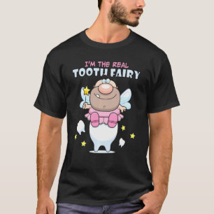 Ik ben de echte grappige tand-tand-tand t-shirt