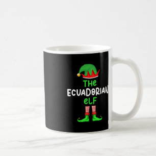 Ik ben de Ecuadoraanse Elf Ecuador Kerst Fun Pajam Koffiemok