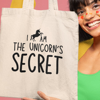 Ik ben de eenhoorns Geheime Vreemde Inspiratiebron Tote Bag
