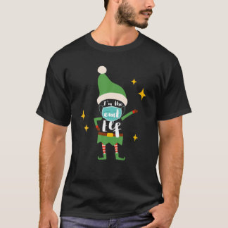 Ik ben de Elf Funny Emergency Med Tech Kerstmis. T-shirt