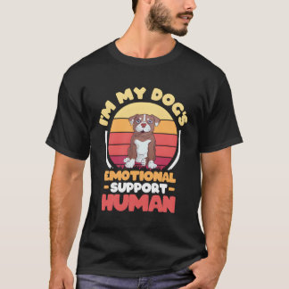 IK Ben De Emotionele Steun-Hu Van Mijn Hond T-shirt