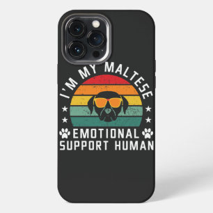 Ik ben de emotionele steunpersoon van mijn Malteze iPhone 13 Pro Max Hoesje