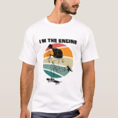 Ik ben de Engine Skateboard grappig T-shirt (Voorkant)