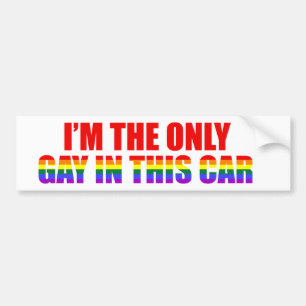 Ik ben de Enige Homosexueel in Deze Grap van de Bumpersticker
