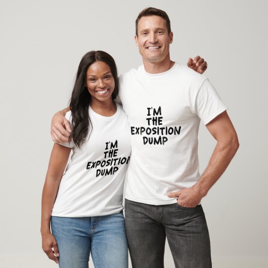 Ik ben de expositiedump t-shirt (Unisex)