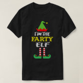 Ik ben de Farty Elf Matching Familie Kerst T-shirt (Design voorkant)