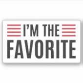 Ik ben de favoriet sticker (Voorkant)