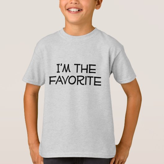 Ik ben de favoriet t-shirt (Voorkant)