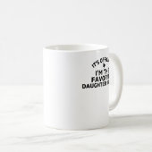 Ik ben de favoriete dochter in de wet. koffiemok (Voorkant rechts)