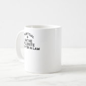 Ik ben de favoriete dochter in de wet. koffiemok (Voorkant links)