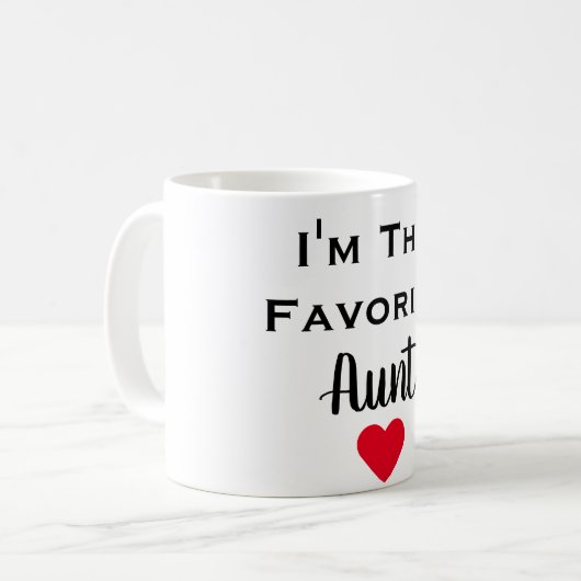 Ik ben de favoriete tante Mok (Voorkant links)